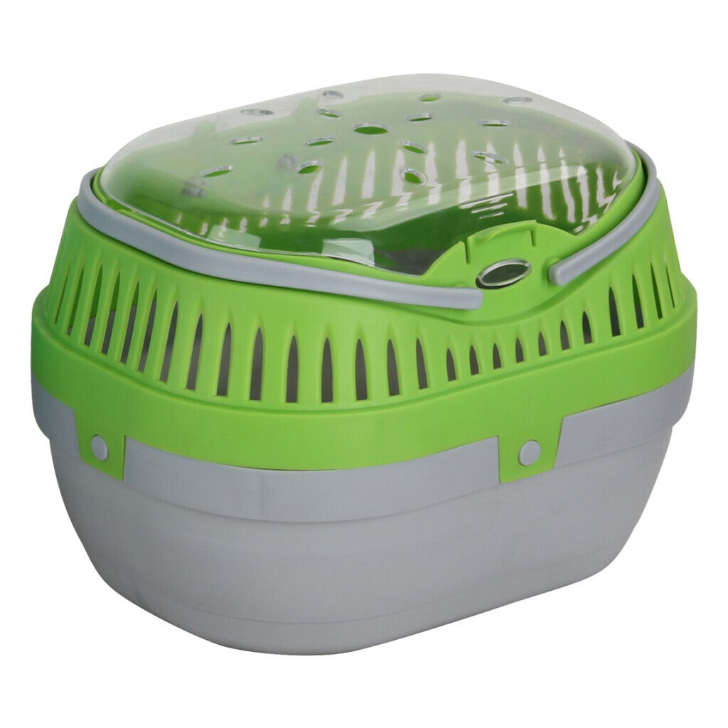 Pawise Small Pet Carrier S of M Stevige, handige draagbare kooi. Deze kooi biedt een tijdelijke oplossing voor uw rat, cavia, chinchilla, hamster, gerbil of muis. Zeer handig bij het schoonmaken van het huidige verblijf.