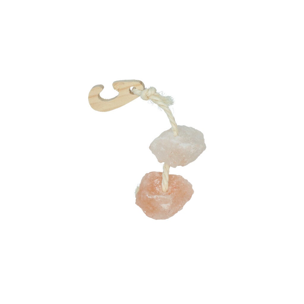 Pawise Himalayan Salt On A Rope Voor dieren met een zoutbehoefte.