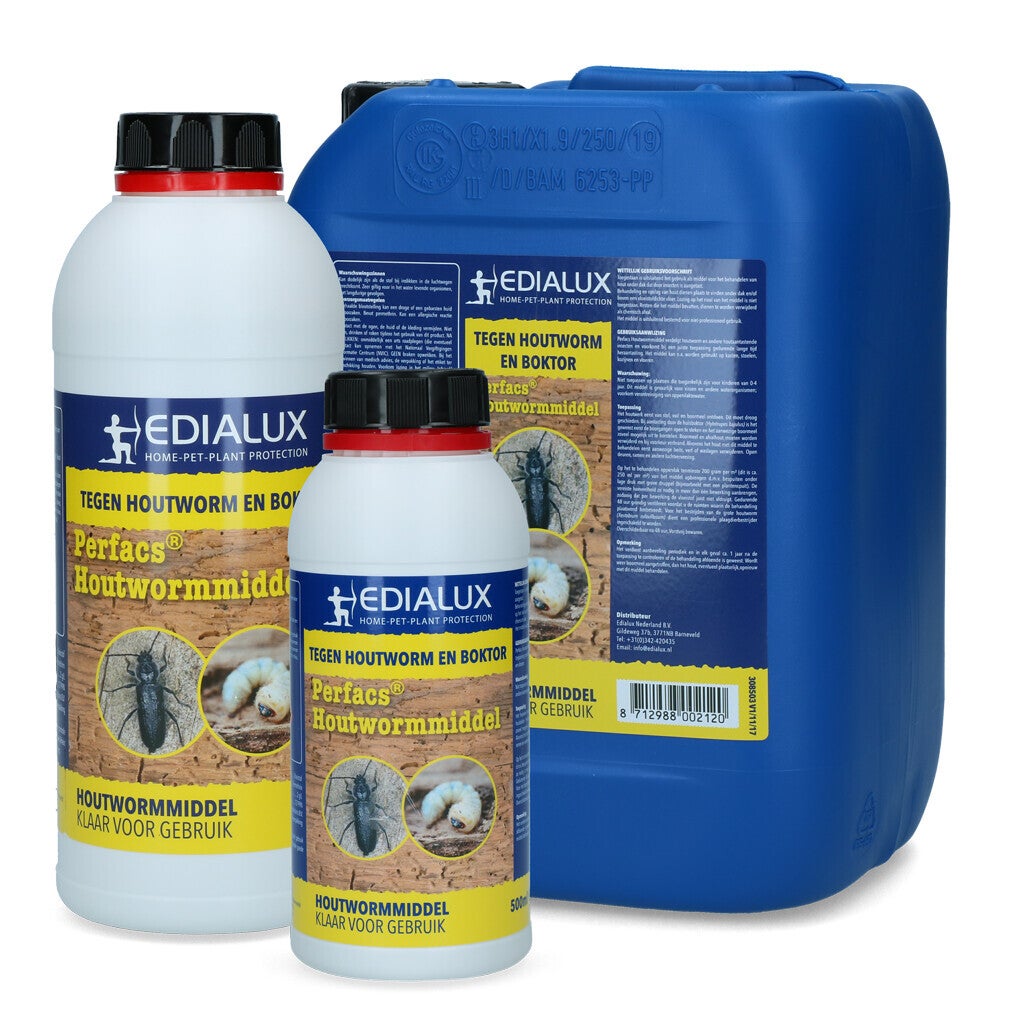 Perfacs Houtwormmiddel 500 ml, 1 l of 5 l