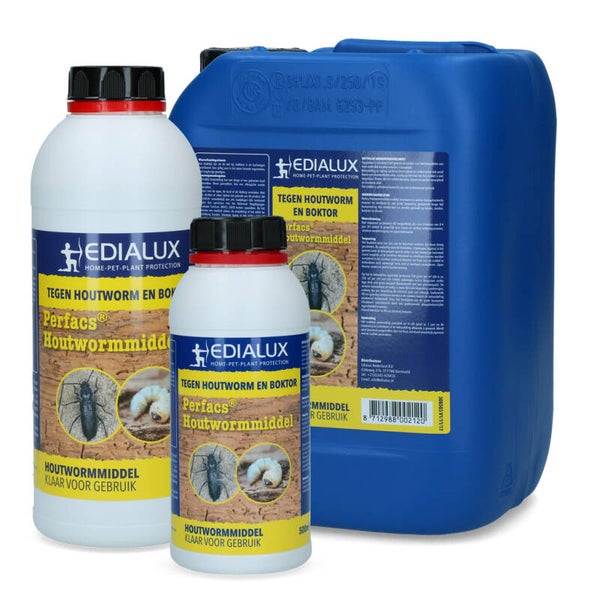 Perfacs Houtwormmiddel 500 ml, 1 l of 5 l
