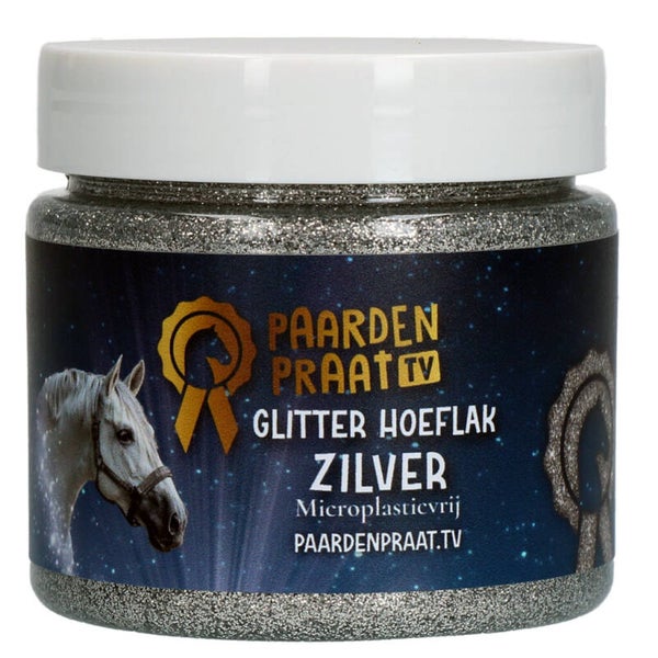 Paardenpraat TV Glitter Hoeflak 4 varianten Laat je paard stralen met deze glitter hoeflak!