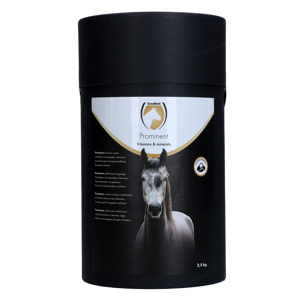 Excellent Horse Prominent 2,5 kg Het 'all season' 6-in-1 product ter ondersteuning van de algehele gezondheid en spijsvertering.