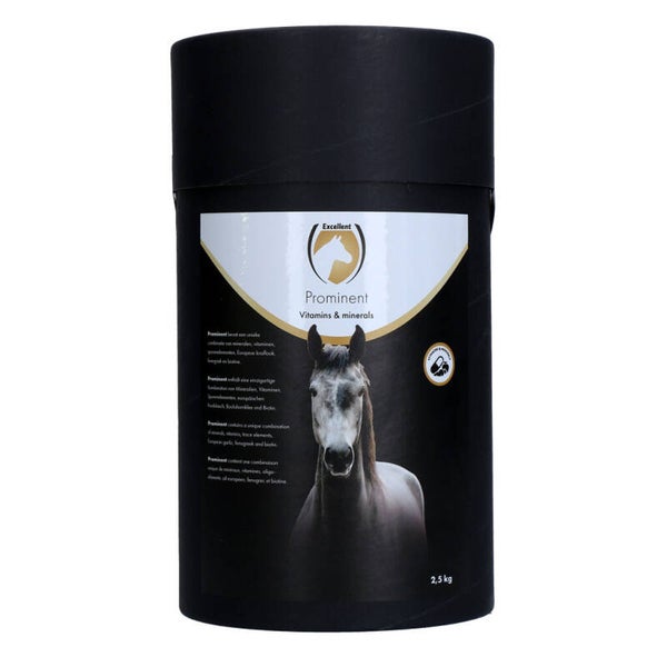 Excellent Horse Prominent 2,5 kg Het 'all season' 6-in-1 product ter ondersteuning van de algehele gezondheid en spijsvertering.