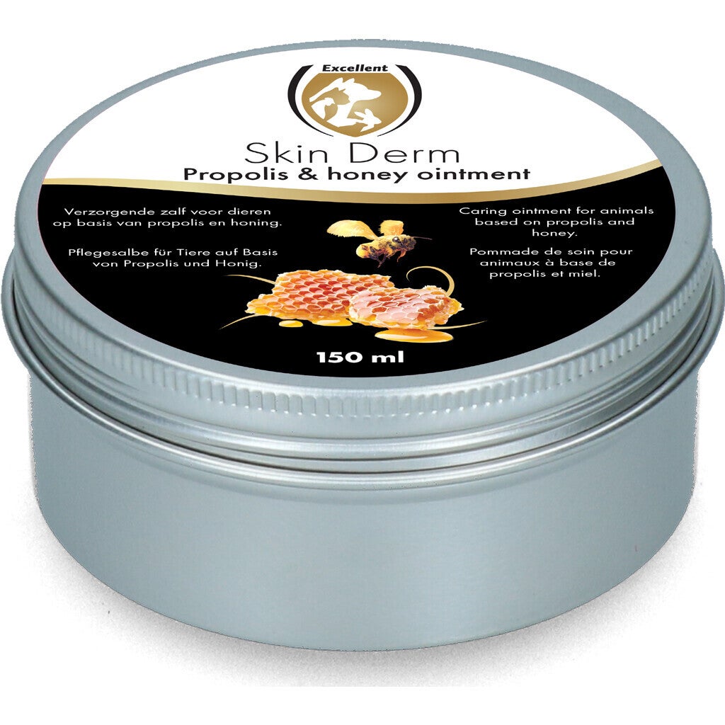Excellent Skin Derm Propolis & Honing Zalf Een verzorgende zalf die het herstellend vermogen van de huid ondersteunt.