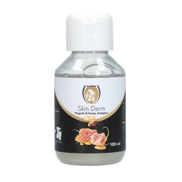 Excellent Skin Derm Propolis Shampoo 100 ml Een shampoo op basis van honing en propolis die het herstellend vermogen van de huid ondersteunt.