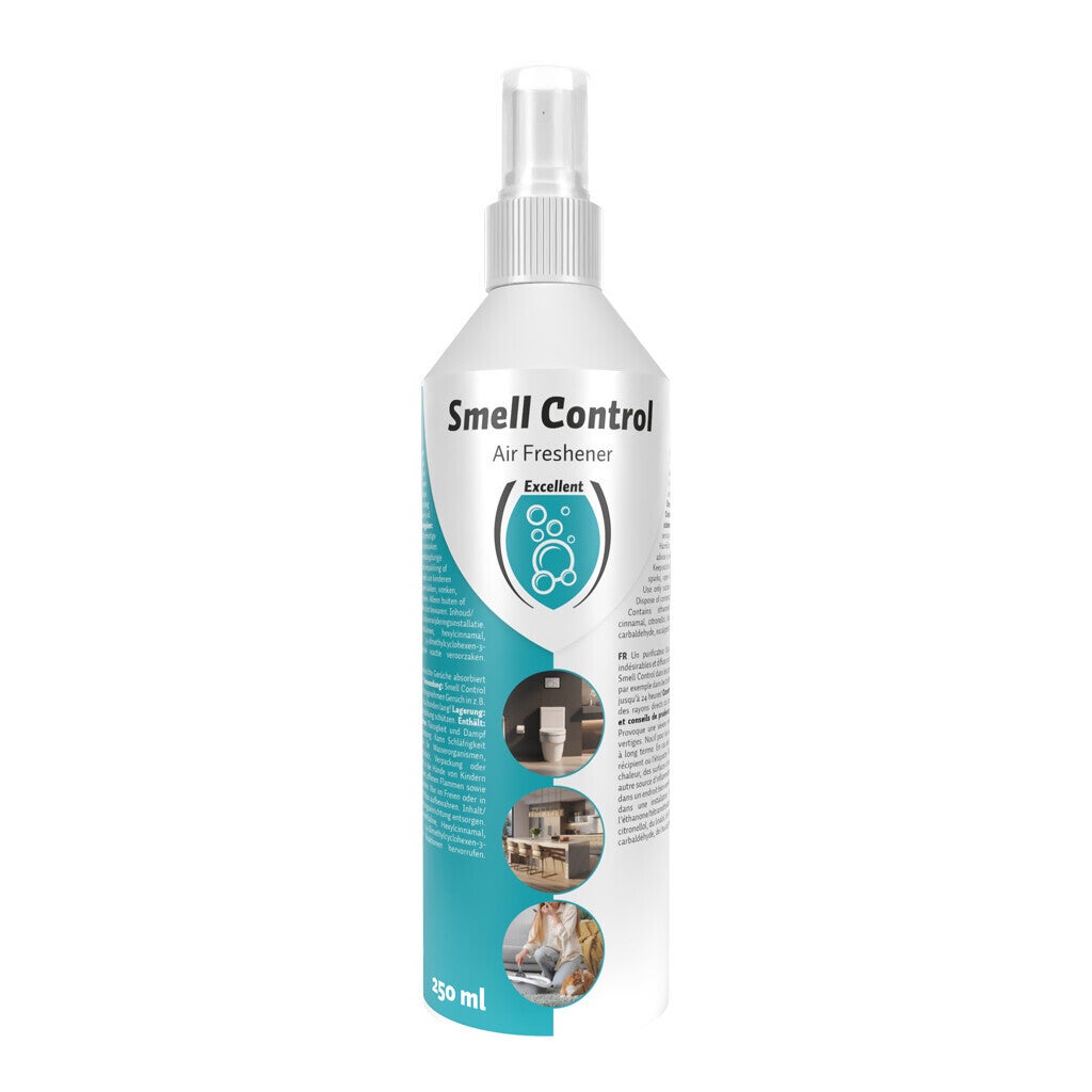 Excellent Smell Control 250 ml Pakt ongewenste geuren bij de bron aan en zorgt voor een frisse geur.