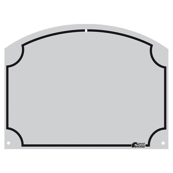 Stal Naamplaatje 70x95 mm