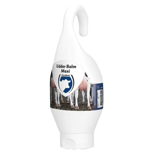 Excellent Udder Balm Maxi Hang-/Statube 250 ml Een vetvrije crème voor optimale verzorging van handen, voeten en gezicht, maar ook uiers van runderen, schapen en geiten.
