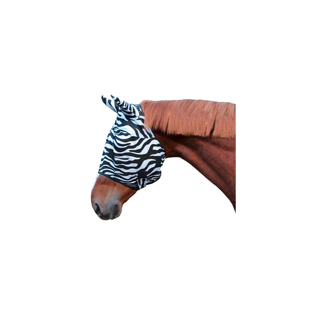 Vliegenmasker Zebra Licht, scheurvast en hecht netweefsel van polyester.