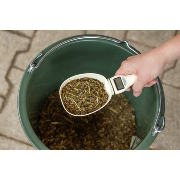 Voerschep met digitale weegschaal Voor het wegen van voer voor paarden, honden, katten, kippen, enz.