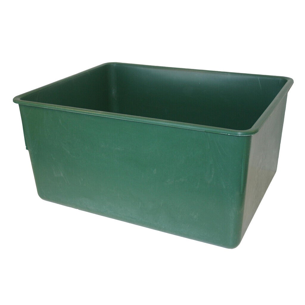OK Plast Weidebak 200 l Robuuste en grote voer-/drinkbak voor paarden, UV-bestendig en geschikt voor langdurig gebruik buiten.