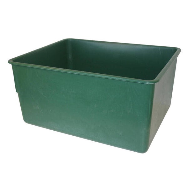 OK Plast Weidebak 200 l Robuuste en grote voer-/drinkbak voor paarden, UV-bestendig en geschikt voor langdurig gebruik buiten.