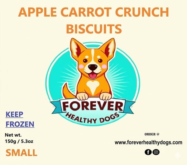 APPLE CARROT CRUNCH BISQUITS