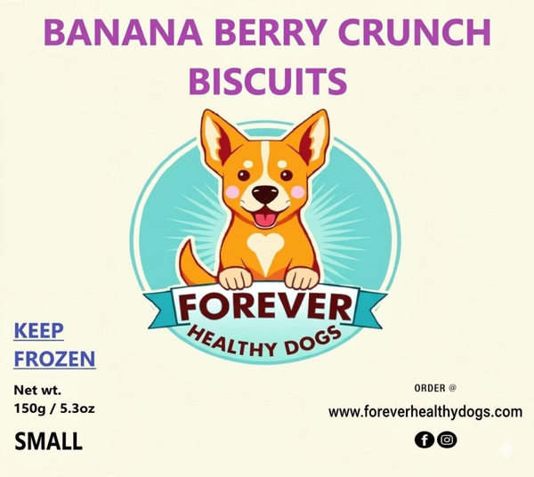 BANANA BERRY CRUNCH BISQUITS