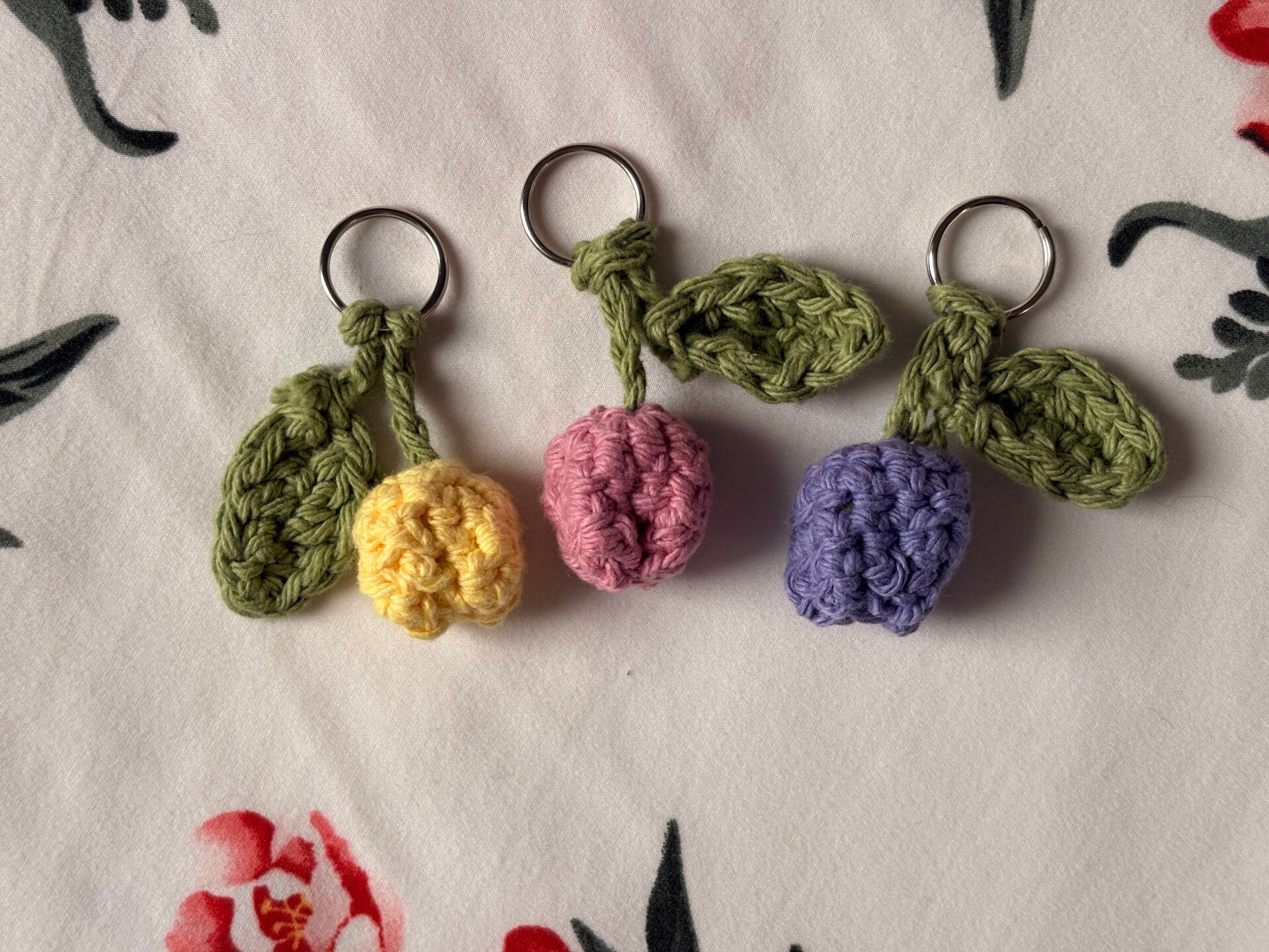 Porte clé tulipe