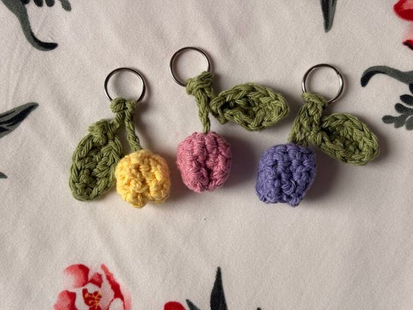 Porte clé tulipe