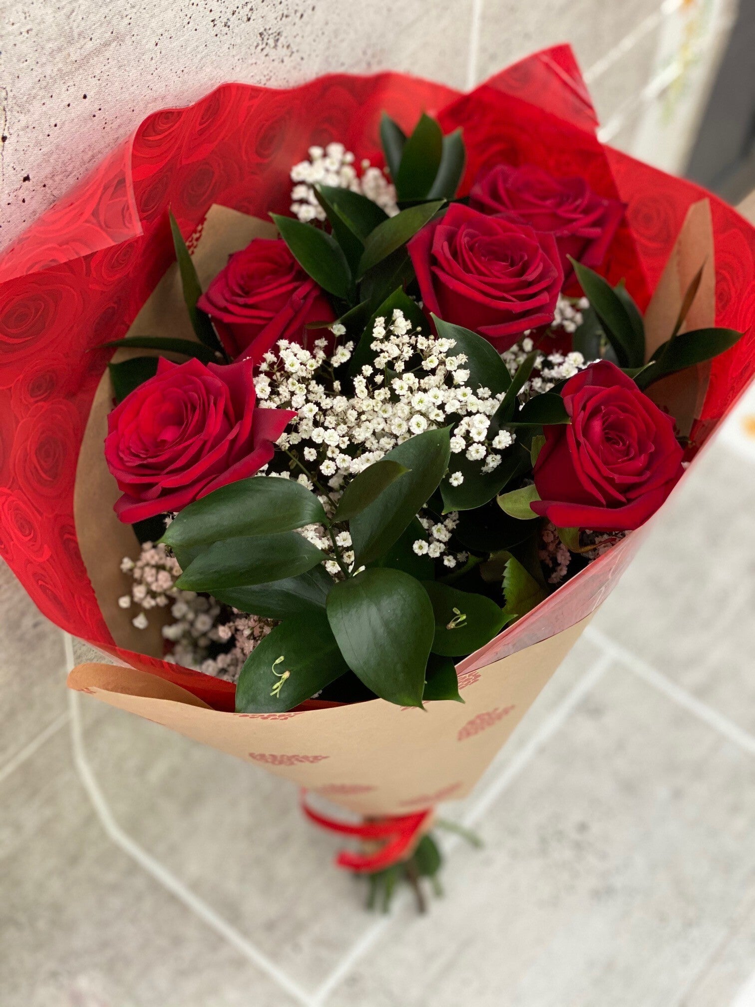 Bouquet Passion 5 Roses