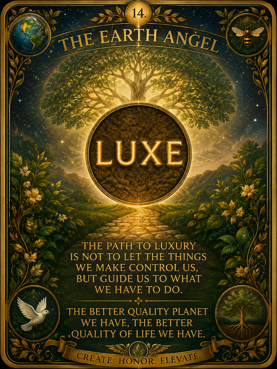 LUXE TAROT CARD