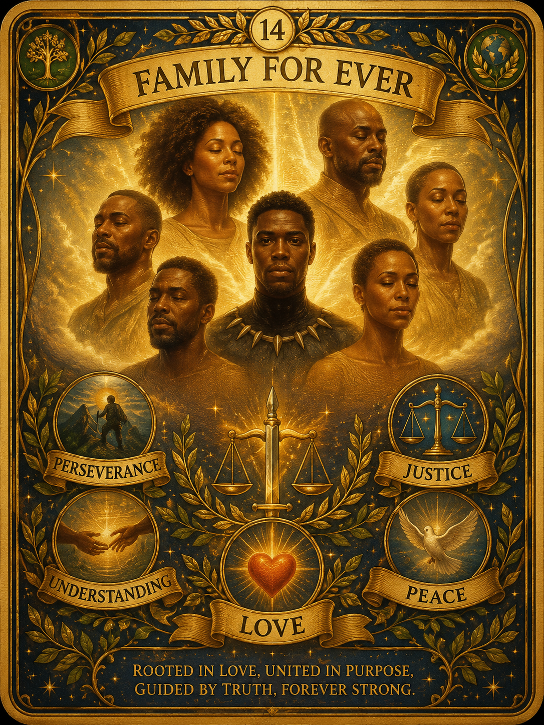 EARTH ANGEL TAROT CARD FAMILY FOR EVER