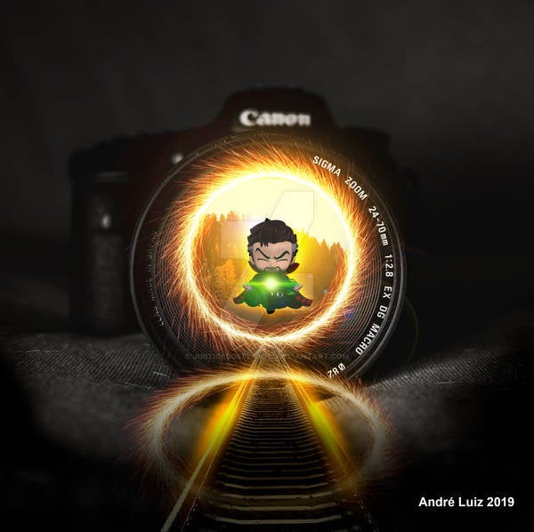 strange camera lens