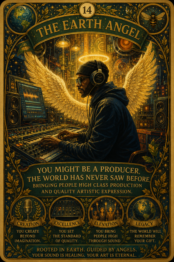 EARTH ANGEL TAROT CARD OF MUSIC