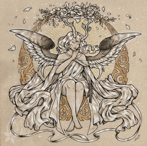 The Lucid angel that loves nature "here on earth"