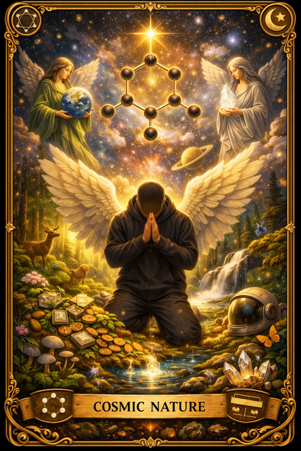 EARTH ANGEL COSMIC TAROT CARD
