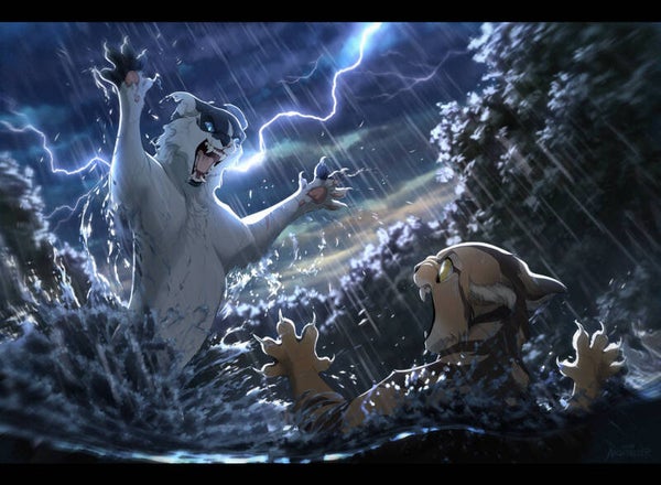 "AQUATIC FIGHTING CATS"