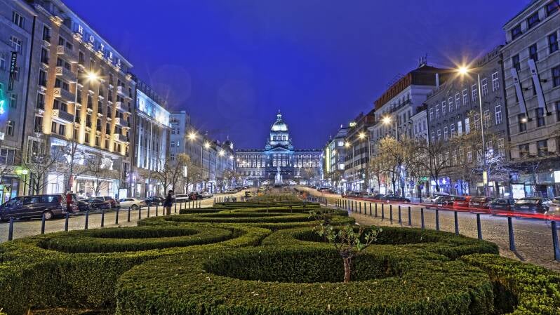 Tschechien Prag Wenzelsplatz