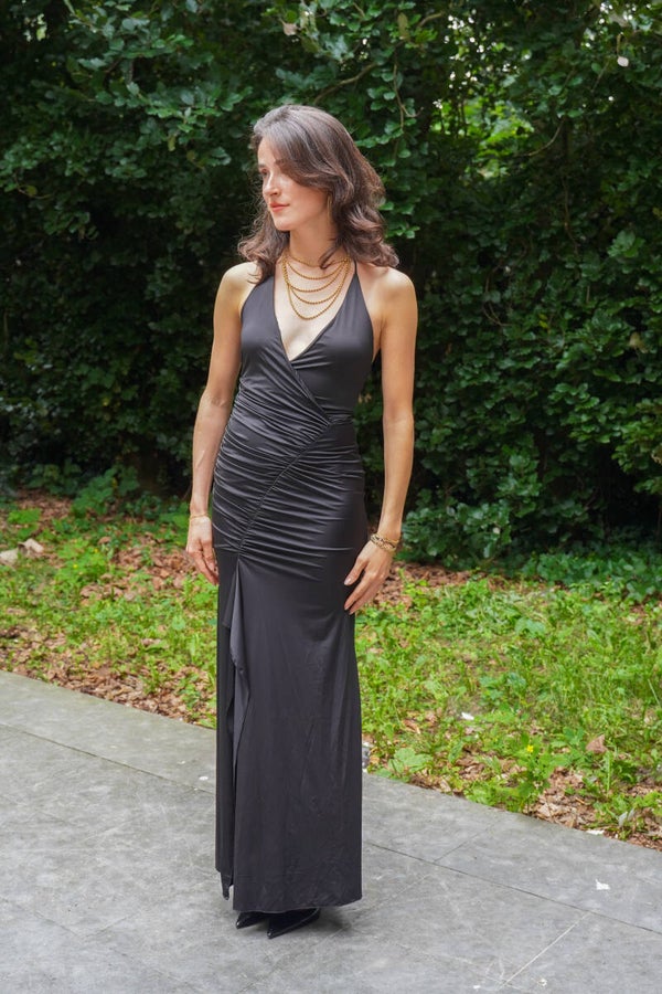 Noir maxi dress