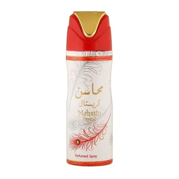 Mahasin Crystal perfumed Spray Lattafa 200 ml