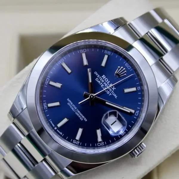 ROLEX DATEJUST 41 – REF. 126300 – QUADRANTE BLU