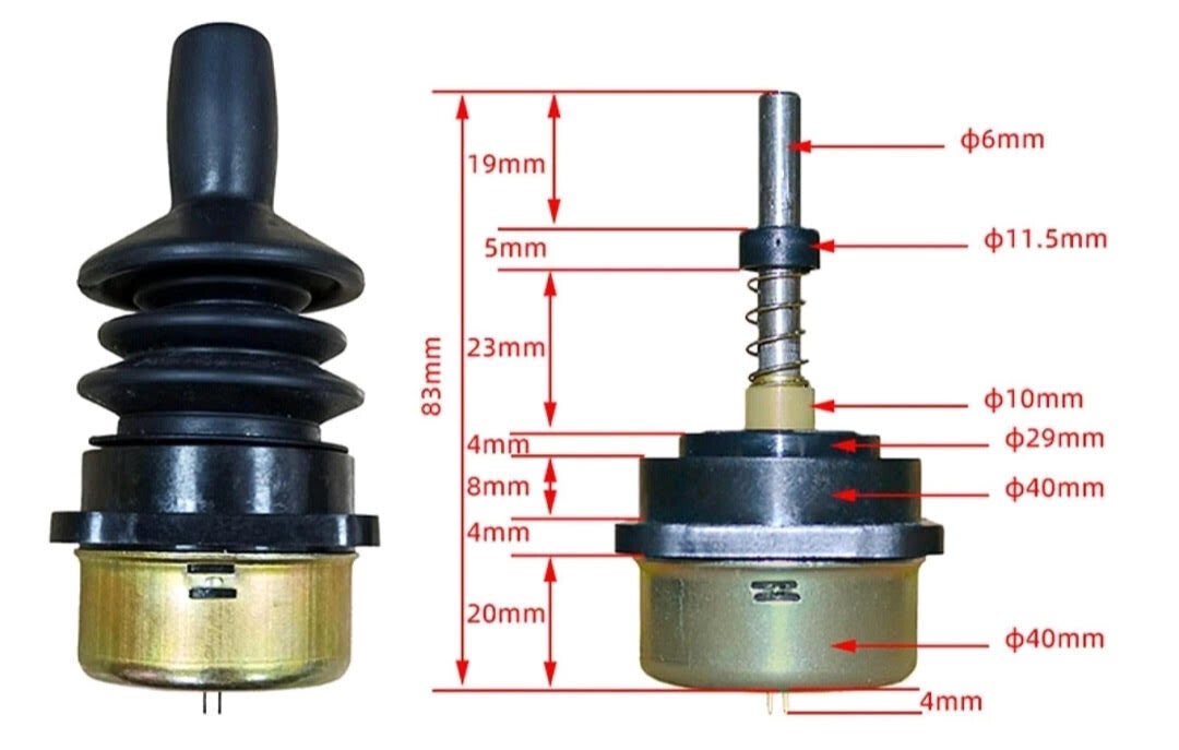 Pièces De Rechange Pour Manette De Fauteuil Roulant électrique, Haute UNIVERSELLE