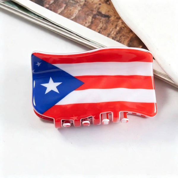 Rep Your  Flag Hair Claw / Clips