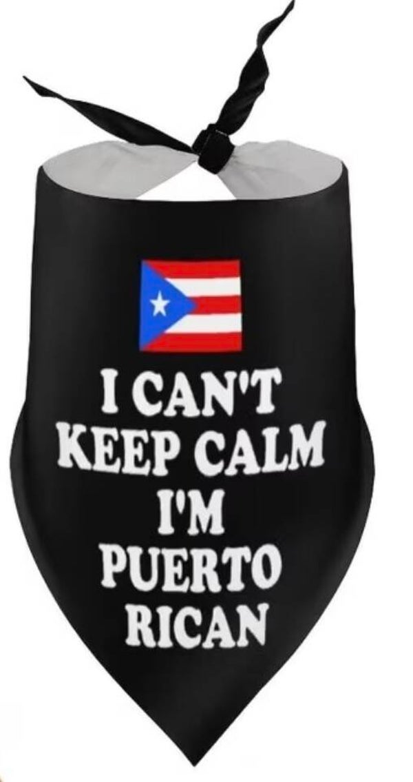Puerto Rican Pride Pet Bandana