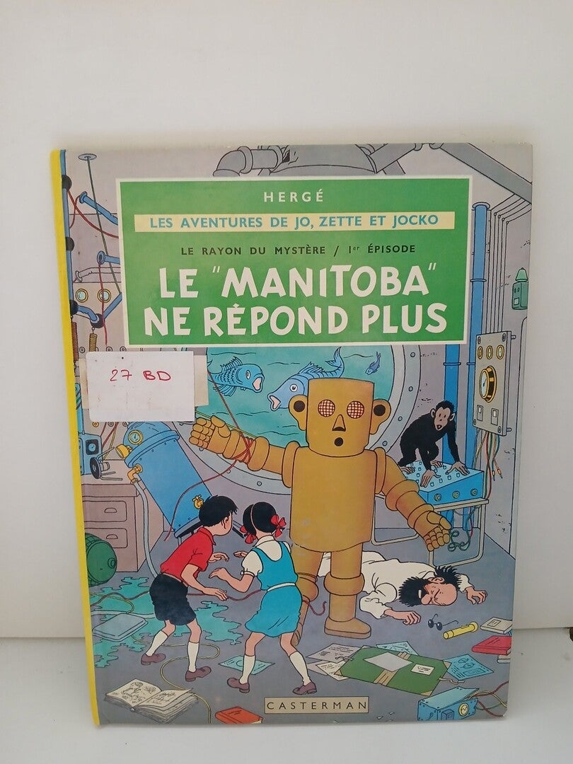 Jo, Zette et Jocko (Les Aventures de) 3. Le Rayon du Mystère 1er épisode, Le Manitoba ne répond plus