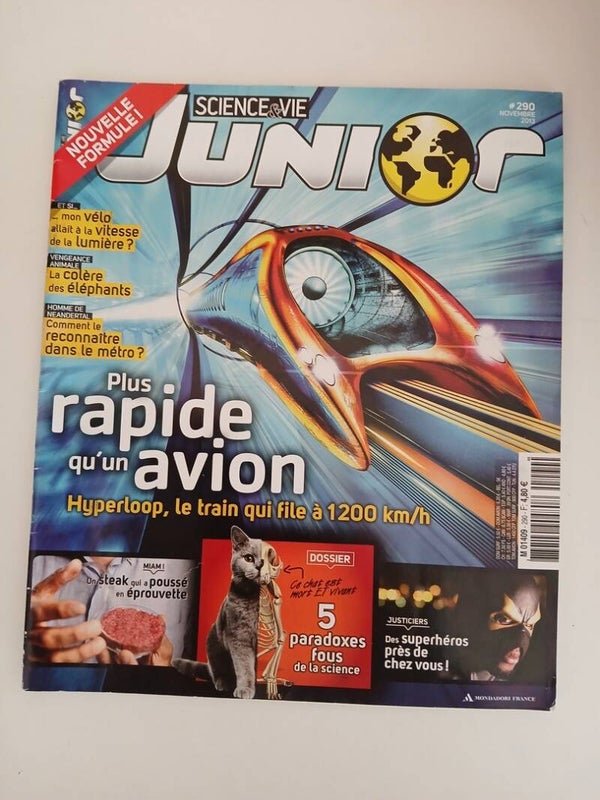 Science & Vie Junior, n°290 - novembre 2013 - Plus rapide qu'un avion