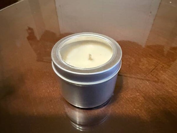 Lavender scented White Candles