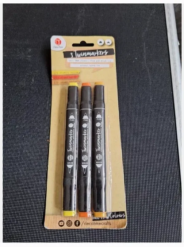 3 twinmarkers van Deco time