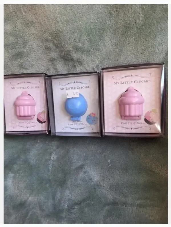 3x Cupcake pop mal