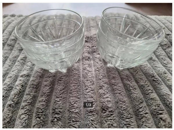 6 glazen dessert schaaltjes