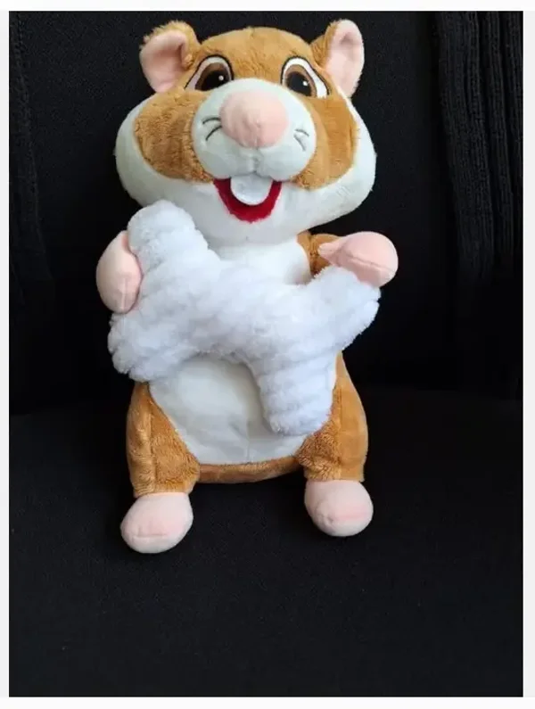 Ah hamster knuffel met bot