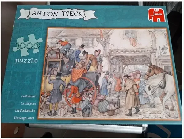 Anton Pieck puzzel de postkoets 1000 stukjes