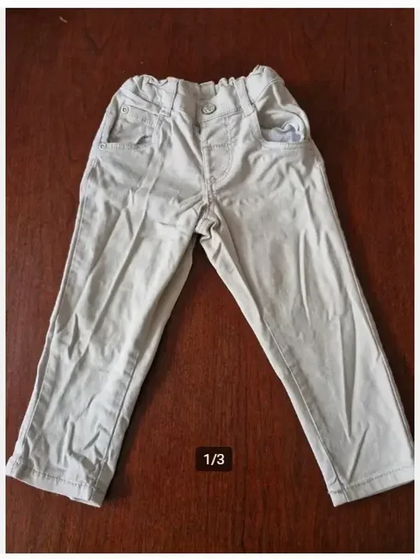 Beige nette broek Maat 86