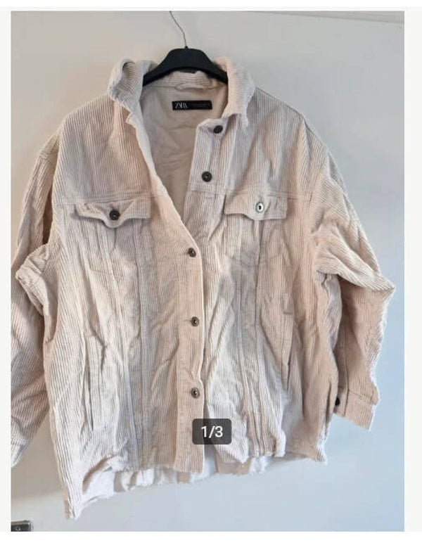 Beige zomerjas van zara Maat M