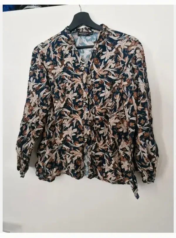 Blaadjes blouse maat l-xl