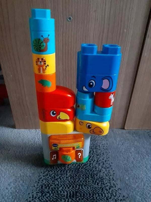 Bla bla blocks dieren van vtech, in het Frans