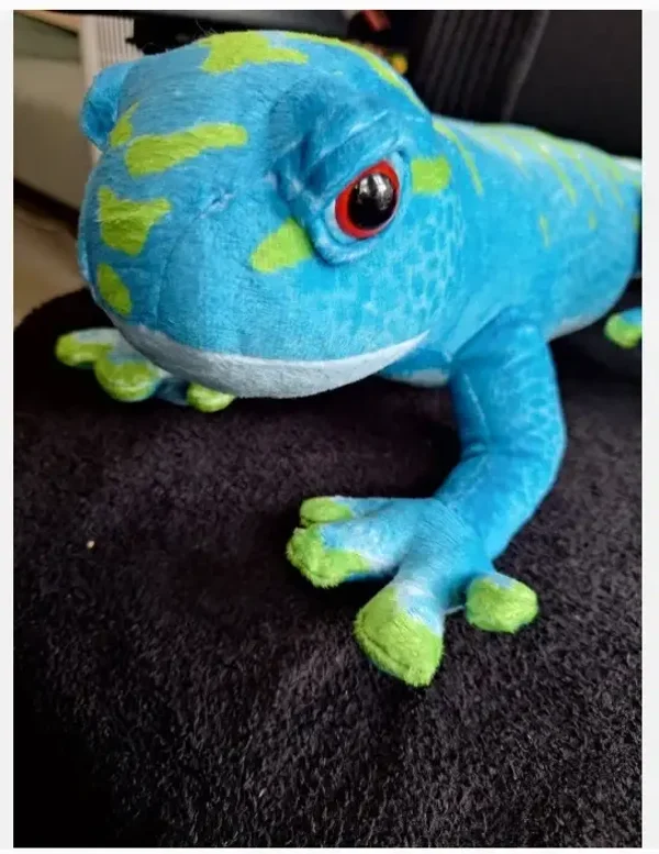 Blauw groene salamander