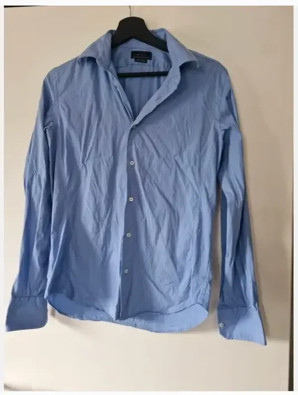 Blauw overhemd maat M