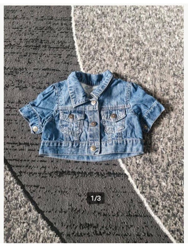 Blauw spijkerjasje Maat 80